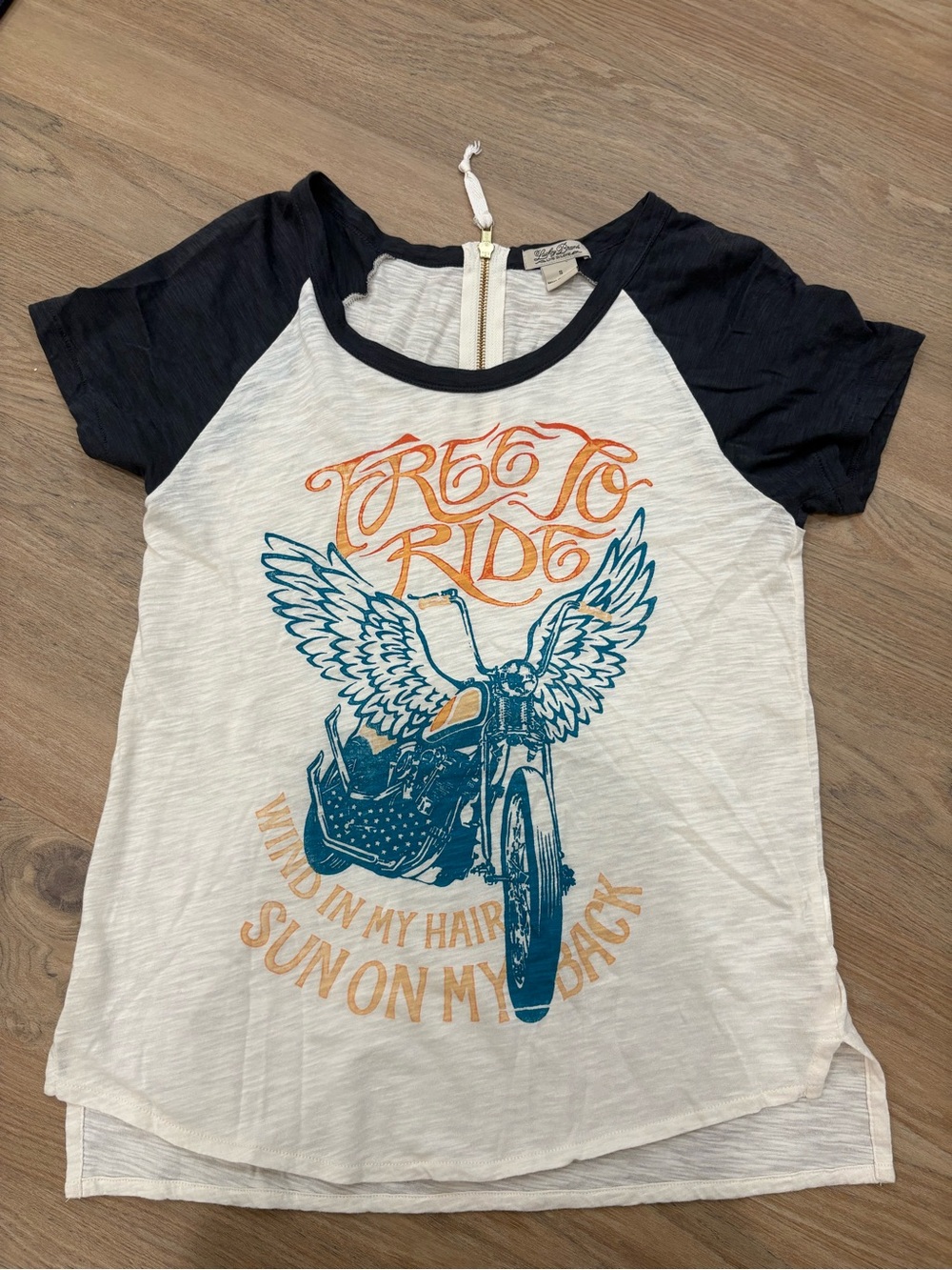 Lucky Brand Motorcycle Graphic Tee